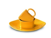 Fiesta 3-Piece Square Place Setting, Marigold Fiesta 3-Piece Square Place Setting, Marigold