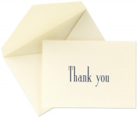 Crane & Co. Thank You Notes In Navy Blue (CN1816) Crane & Co. Thank You Notes In Navy Blue (CN1816)