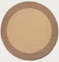 Couristan 1005/3000 Recife Checkered Field Natural/Cocoa Rug, 8-Feet 6-Inch Round Couristan 1005/3000 Recife Checkered Field Natural/Cocoa Rug, 8-Feet 6-Inch Round