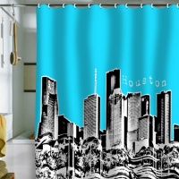 DENY Designs Bird Ave Houston Sky Shower Curtain, 69 by 72-Inch DENY Designs Bird Ave Houston Sky Shower Curtain, 69 by 72-Inch