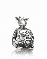 PANDORA's giraffe charm in sterling silver adds a sweet safari element to your bracelet. PANDORA's giraffe charm in sterling silver adds a sweet safari element to your bracelet.