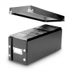 Snap-N-Store CD Storage Box, 13.25 x 5.125 x 5.125 Inches, Black (SNS01521)