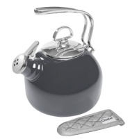 Chantal Enamel-On-Steel Classic Teakettle, Onyx