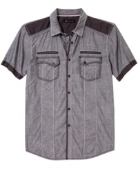 Keep it simple for the summer with this shirt from INC International Concepts. Keep it simple for the summer with this shirt from INC International Concepts.