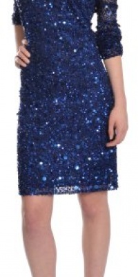 Aidan Mattox Sparkling Sequin Evening Dress Aidan Mattox Sparkling Sequin Evening Dress