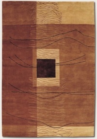 Couristan 9377/0743 POKHARA Grotto 30-Inch by 96-Inch Wool Area Rug, Burnished Earthtones Couristan 9377/0743 POKHARA Grotto 30-Inch by 96-Inch Wool Area Rug, Burnished Earthtones