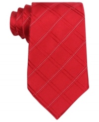 Follow the lines to shine with this silk tie from Donald J. Trump. Follow the lines to shine with this silk tie from Donald J. Trump.