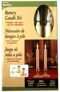 Good Tidings LED Classic Christmas Window Candle with Suction Cup, Set of 2 Good Tidings LED Classic Christmas Window Candle with Suction Cup, Set of 2