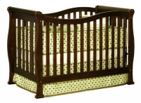 Athena Nadia 3 in 1 Crib with Toddler Rail, Espresso Athena Nadia 3 in 1 Crib with Toddler Rail, Espresso