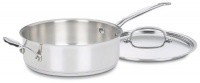 Cuisinart 733-24H Chef's Classic Stainless 3-1/2-Quart Saute Pan with Helper Handle & Cover Cuisinart 733-24H Chef's Classic Stainless 3-1/2-Quart Saute Pan with Helper Handle & Cover