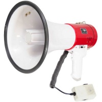 Pyle-Pro PMP58U Professional Piezo Dynamic 50 Watts Megaphone with USB Function Pyle-Pro PMP58U Professional Piezo Dynamic 50 Watts Megaphone with USB Function