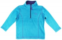 GutsyToddler Girls Blue Long Sleeve Half Zipped Fleece Jacket/Top 2T 3T 4T GutsyToddler Girls Blue Long Sleeve Half Zipped Fleece Jacket/Top 2T 3T 4T