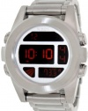 Nixon Unit SS Watch Silver/Red, One Size