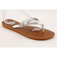 G By Guess Keolla Open Toe Thongs Sandals Shoes White Womens G By Guess Keolla Open Toe Thongs Sandals Shoes White Womens