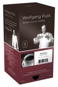 Wolfgang Puck Coffee, Provence, French Roast, 18-Count Pods (Pack of 3) Wolfgang Puck Coffee, Provence, French Roast, 18-Count Pods (Pack of 3)
