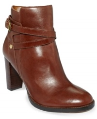 Small and sophisticated. Ivanka Trump's Taryn booties feature an ankle strap buckle and inside zipper. Small and sophisticated. Ivanka Trump's Taryn booties feature an ankle strap buckle and inside zipper.