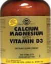 Solgar, Calcium Magnesium with Vitamin D3, 300 Tablets