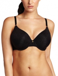 Natori Women's Sheer Jacquard Full Fit Contour Underwire Bra, Black, 34B Natori Women's Sheer Jacquard Full Fit Contour Underwire Bra, Black, 34B