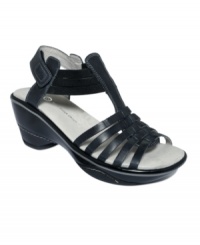 A dashing mix of style and comfort. The Cinnamon wedge sandals by Jambu takes you from casual to cool with a padded sole and a strappy design. A dashing mix of style and comfort. The Cinnamon wedge sandals by Jambu takes you from casual to cool with a padded sole and a strappy design.