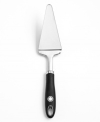 Every good dinner ends with great pie. Serve up a slice of what they've been dreaming of with this attractive stainless steel pie server. The easy grip handle provides a comfort grip for dishing out the dessert of their dreams. Every good dinner ends with great pie. Serve up a slice of what they've been dreaming of with this attractive stainless steel pie server. The easy grip handle provides a comfort grip for dishing out the dessert of their dreams.