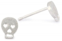 Dogeared Jewels and Gifts It's the Little Things Sterling Silver Skull Post Earrings