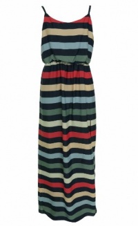 BCBGeneration Women's Striped High Slit Maxi Dress BCBGeneration Women's Striped High Slit Maxi Dress