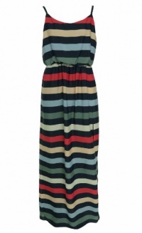 BCBGeneration Women's Striped High Slit Maxi Dress