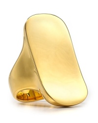 Perfect top-to-toe cool with this 18-karat gold plated ring from Elizabeth and James. Boasting a striking design, it proves distinctive details matter. Perfect top-to-toe cool with this 18-karat gold plated ring from Elizabeth and James. Boasting a striking design, it proves distinctive details matter.