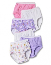 Hanes Toddler Girls Briefs 6 Pack Assorted