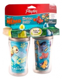 Playtex Disney 2 Count Insulator Spout Cup, Finding Nemo, 9 Ounce Playtex Disney 2 Count Insulator Spout Cup, Finding Nemo, 9 Ounce