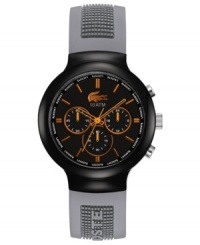 Let your day run like clockwork with this sporty Borneo collection chronograph watch from Lacoste L!VE. Let your day run like clockwork with this sporty Borneo collection chronograph watch from Lacoste L!VE.