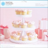 Martha Stewart Crafts Doily Lace Cupcake Stand Martha Stewart Crafts Doily Lace Cupcake Stand