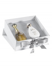 Discover the fragrance that embodies the ultimate expression of femininity and luxury. Like a bouquet of sensuality worn on the skin, J'adore reveals a luminous and precious floral bouquet, with notes of Ylang-Ylang, Rose, and Jasmine. The collection includes a 3.4 oz. J'adore Eau de Parfum Spray, and a 1.7 oz. Beautifying Body Lotion in a Limited Edition Signature Box. Discover the fragrance that embodies the ultimate expression of femininity and luxury. Like a bouquet of sensuality worn on the skin, J'adore reveals a luminous and precious floral bouquet, with notes of Ylang-Ylang, Rose, and Jasmine. The collection includes a 3.4 oz. J'adore Eau de Parfum Spray, and a 1.7 oz. Beautifying Body Lotion in a Limited Edition Signature Box.