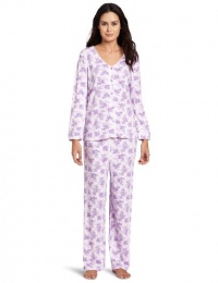 White Orchid Women's Gift Of Amethyst Pajama Set White Orchid Women's Gift Of Amethyst Pajama Set