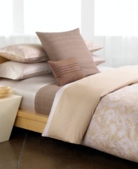 Four stripes at center bring linear geometry and simple sophistication to this Calvin Klein decorative pillow, featuring pure cotton. (Clearance) Four stripes at center bring linear geometry and simple sophistication to this Calvin Klein decorative pillow, featuring pure cotton. (Clearance)