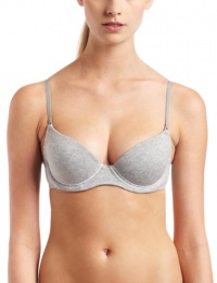 ck one Women's Cotton Push Up, Grey Heather, 34A ck one Women's Cotton Push Up, Grey Heather, 34A