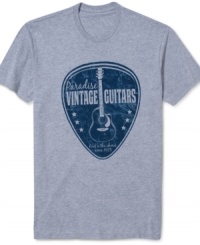 Pick up easy casual comfort with a cool vibe in this t-shirt from Club Room. Pick up easy casual comfort with a cool vibe in this t-shirt from Club Room.