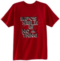 adidas Boys 8-20 Youth Lineage Tee, University Red/Black/Light Onix, Large adidas Boys 8-20 Youth Lineage Tee, University Red/Black/Light Onix, Large
