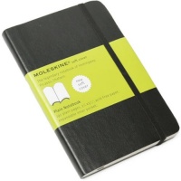 Moleskine Soft Cover Pocket Plain Black Notebook (3.5 x 5.5) Moleskine Soft Cover Pocket Plain Black Notebook (3.5 x 5.5)