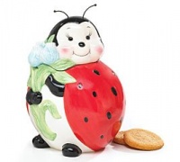 Adorable Ladybug Cookie Jar/Food Storage For Kitchen Decor And Collections Adorable Ladybug Cookie Jar/Food Storage For Kitchen Decor And Collections