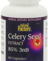 Natural Factors Celery Seed Extract Capsules, 60-Count