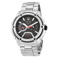 Bulova Men's 98C105 Marine Star Black Dial Bracelet Watch Bulova Men's 98C105 Marine Star Black Dial Bracelet Watch