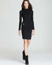 The cornerstone to any urban uniform, this Burberry Brit dress ushers in modern minimalism with a mock neckline and understated silhouette. Style with structural booties and rise to new heights of city-chic sophistication. The cornerstone to any urban uniform, this Burberry Brit dress ushers in modern minimalism with a mock neckline and understated silhouette. Style with structural booties and rise to new heights of city-chic sophistication.