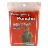 Emergency Poncho, Emergency Rain Gear, Weather Protection, Emergency Zone® Brand Emergency Poncho, Emergency Rain Gear, Weather Protection, Emergency Zone® Brand