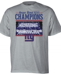 These Super Bowl Champion t-shirts from Reebok have the most important proclamation of the year: the New York Giants are world Champs! (Clearance) These Super Bowl Champion t-shirts from Reebok have the most important proclamation of the year: the New York Giants are world Champs! (Clearance)