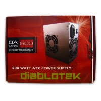 Diablotek DA Series 500-Watt ATX Power Supply PSDA500 Diablotek DA Series 500-Watt ATX Power Supply PSDA500