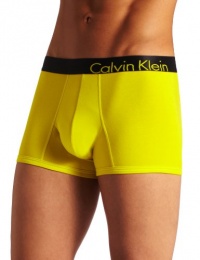 Calvin Klein Men's Bold Cotton Trunk Short, Sunfish, Large Calvin Klein Men's Bold Cotton Trunk Short, Sunfish, Large