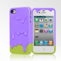 Melt Case for iPhone 4/4S - Purple/Green Melt Case for iPhone 4/4S - Purple/Green