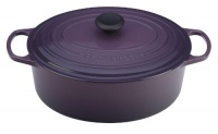 Le Creuset Signature Enameled Cast-Iron 6-3/4-Quart Oval French Oven, Cassis
