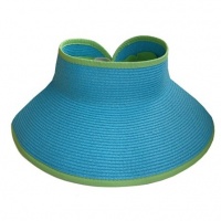 San Diego Hat Roll Up Visor (Aqua) San Diego Hat Roll Up Visor (Aqua)